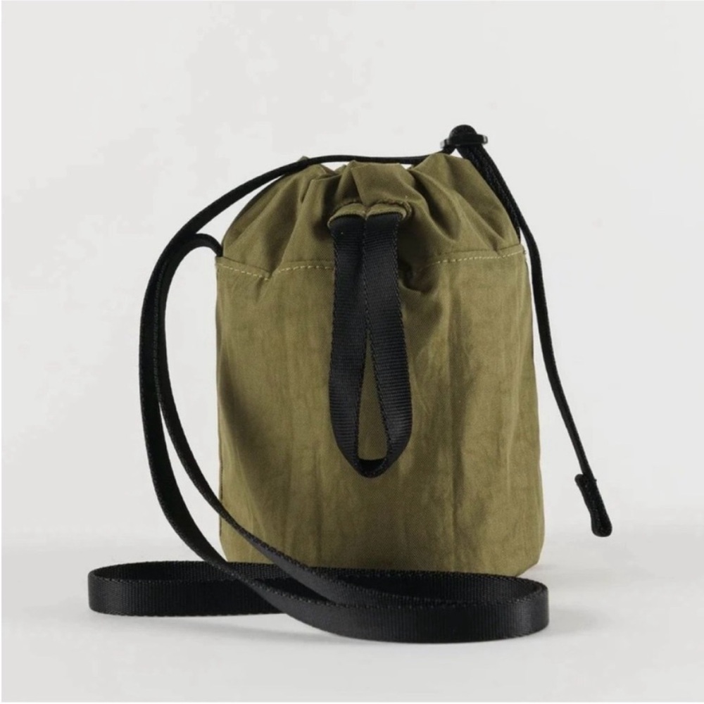 Baggu Nylon Bucket Bag-Moss